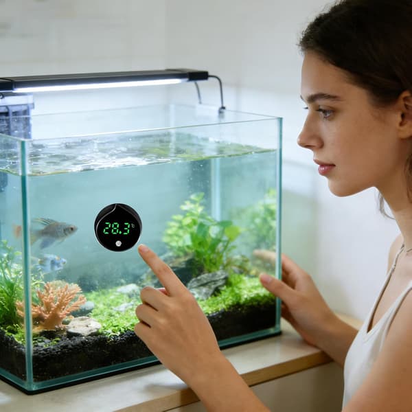 Digitalt termometer til akvarier