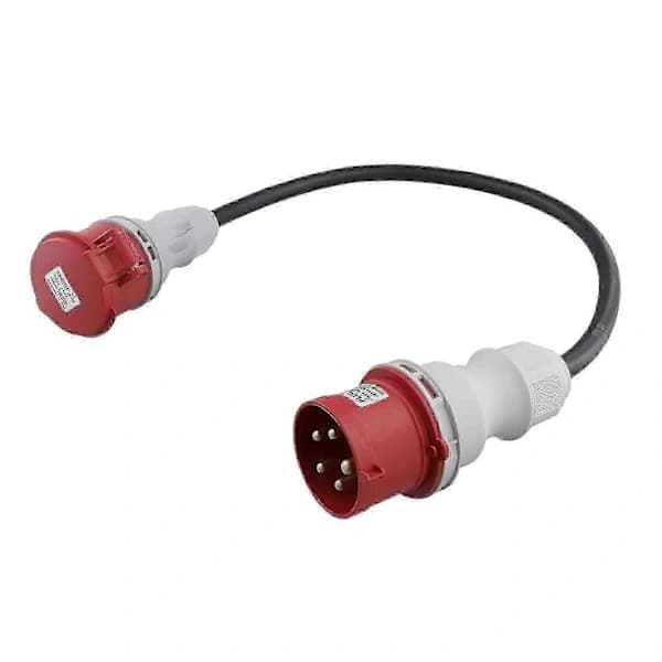 3-faset 400V adapterstik til 32A til 16A slangeforbindelse