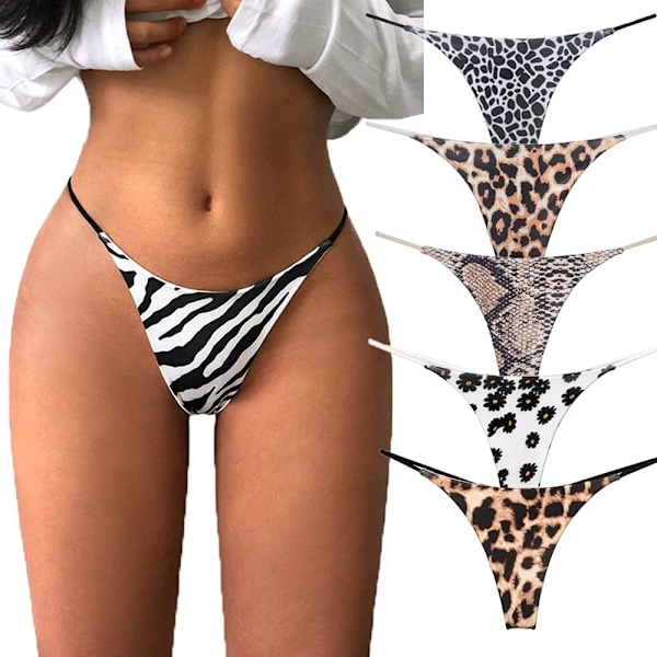 2025 Senaste Modell Damtrosa, T-rygg Låg Midja trosor Bomull Sömlösa underkläder sexig G-String bikini trosa