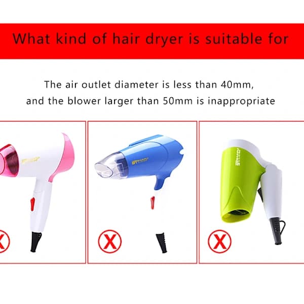 Hårføner Diffuser Profesjonell Hårstyling Krølltang Diffuser