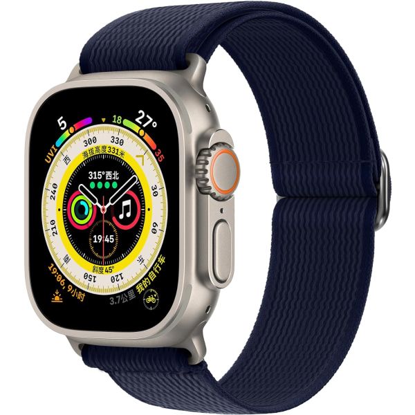 Trail Solo Loop för Apple Watch Band Ul9 8 7 6 5 4 3 SE, UWide