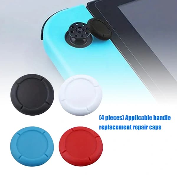 Erstatnings Joystick Cover Gaming Tilbehør til NS Lite Game Controller Sort
