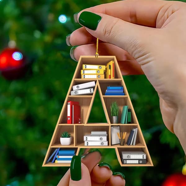 Julepynt Bogelskere Bibliotekarpynt