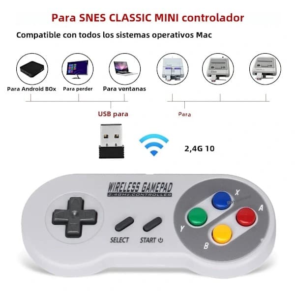 02 Hvid Trådløs Bluetooth Game Controller med Hall Triggere og Touch Knapper, kompatibel med Switch, PC, Android og iOS systemer.