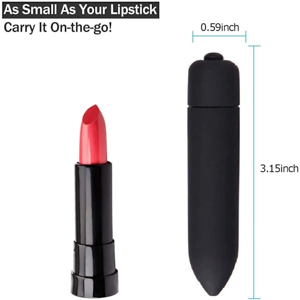 2025 Senaste Modell Mini Bullet Wand Personlig Massageapparat - Klitorisvibrator med 10 Hastigheter för Precision