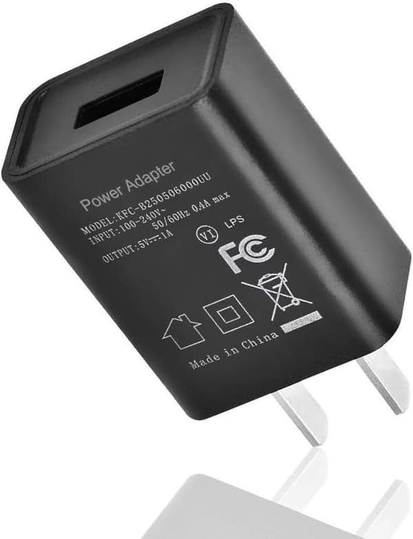 2025 Nyeste model 5V oplader til Texas Instruments grafregner, TI 84 Plus/TI 84 Plus C Silver Edition, TI 89 Titanium, T