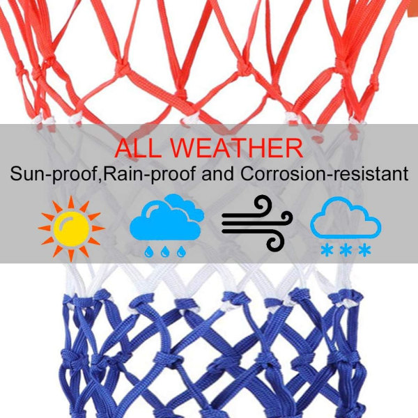 Basketbollnät för tung användning - Allvädersbasketbollnät