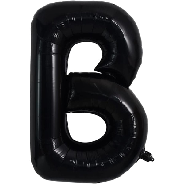 40 tum stora svarta bokstavsballonger
