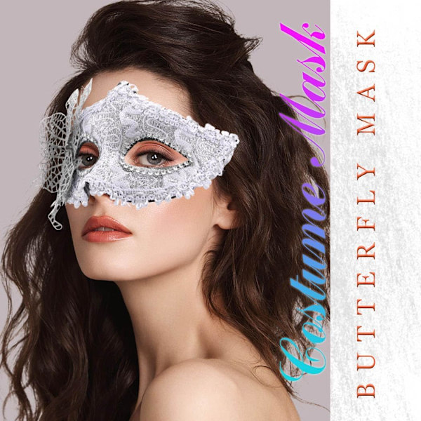 2025 Senaste Modellen Kostymmask för Kvinnor Fjärilsmask Venetiansk Karneval Halloween Mask Mardi Gras Halloweenfest Bal Maskerad