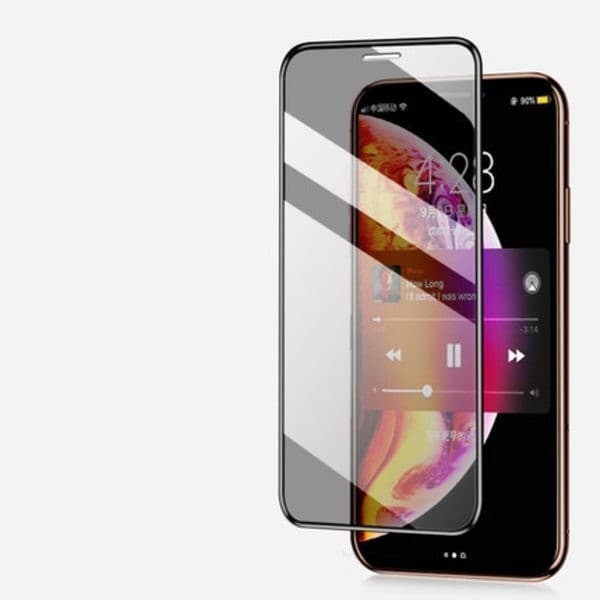 Heltäckande Härdat Skyddsglas Lim iPhone XS Max