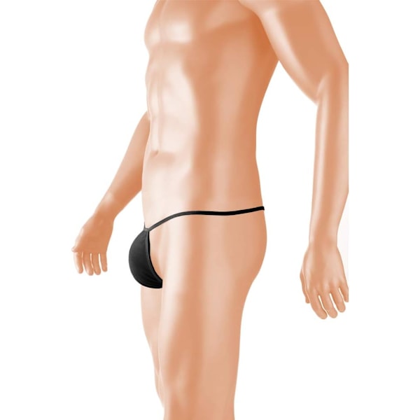 2025 Senaste Modell Herr Badkläder Underkläder Heta Män Jockstrap Mesh Låg Midja Bekväma Stringkalsonger (Storlek 26\"-38\") Svart-mesh One Size