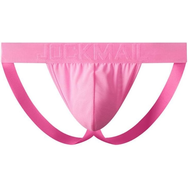 2025 Senaste Modell Herr Jockstrap Underkläder Jock Straps Manliga Atletiska Stöd för Män Rosa - Medium