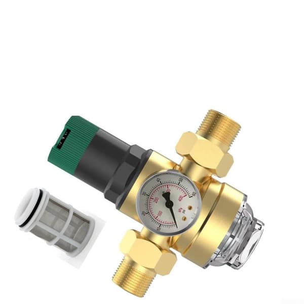 Honeywell Mässing Tryckreduceringsventil DN20 Tryckmätare 1/2 Vattenregulator VVS