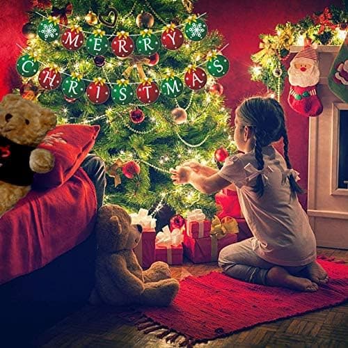 God Jul Banner - Julefestdekorasjon