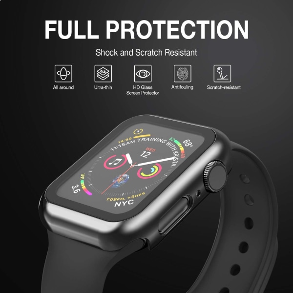 Fodral Kompatibelt med Apple Watch 40MM Serie black 6/5/4/SE 40mm