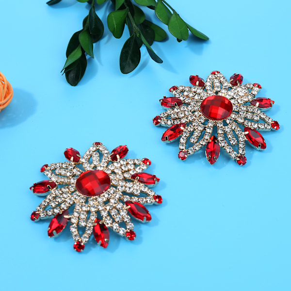 Sexiga Anti-Bländnings Stickers med Mönstrade Rhinestones och Kul