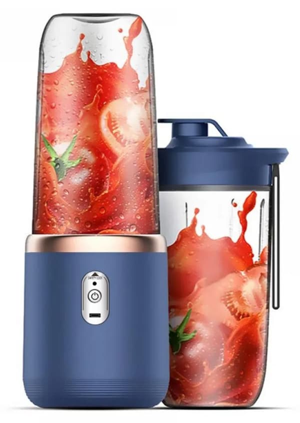 400+400ml multifunksjonell blender, smoothie maker, blender i rustfritt stål, mikser
