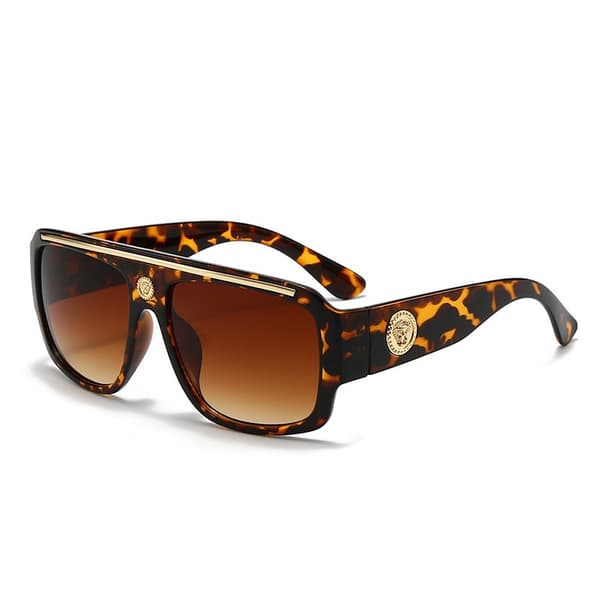 2026 Retro Oversized Solbriller - Stilige og Trendy Red frame gradient gray
