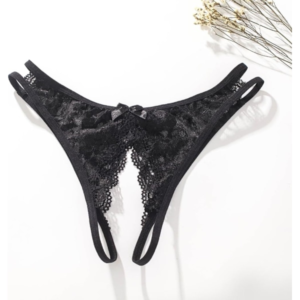 2025 Senaste Modell Dam Spets G-string Trosor Underkläder Låg Midja T-Back Underbyxor Paket med 1-5 5-pack X-Large