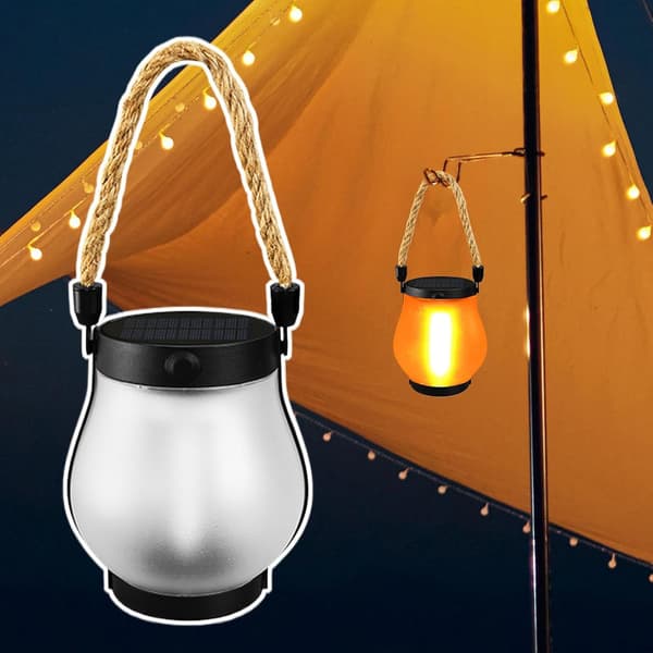 Solar Flame Lights - Dansande Flamma Sollykta