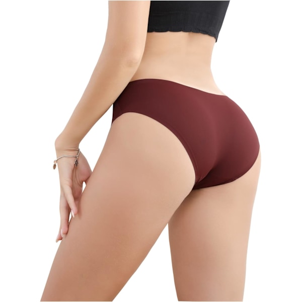 2025 Senaste Modell Dam Sömlösa Underkläder Bekväma Trosor Sexiga Trosor Stretch No Show Bikini 4/7-pack