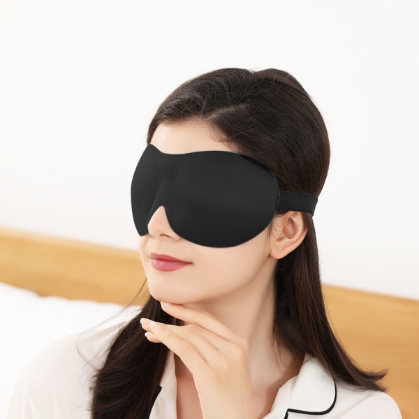 Stereoskopiskt ögonskydd Andningsbar Trötthetslur Sova black