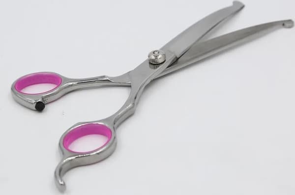 Böjd Hundsax 19 cm Silver/Rosa
