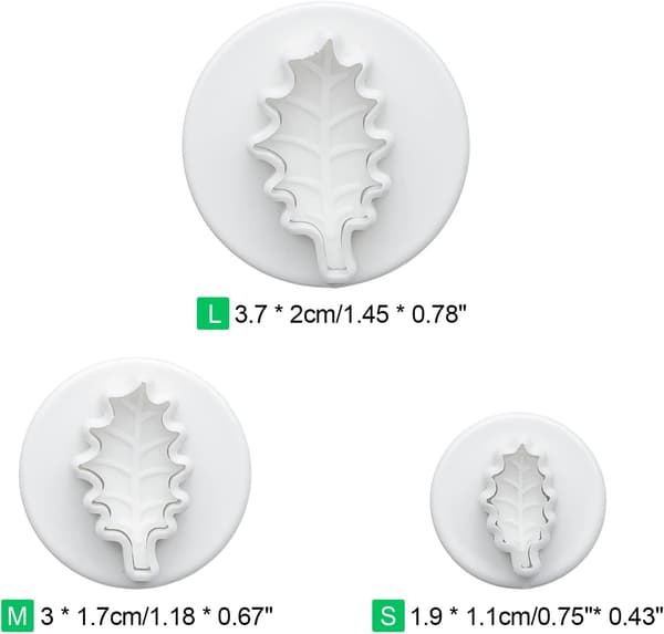 Julgransblad Kakform - Sugarcraft Dekorationsform