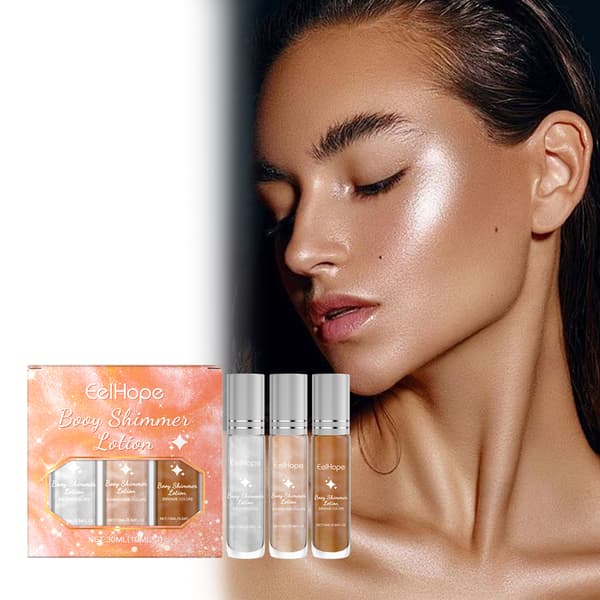 Ansigts Highlighter Stick Sæt Fest Performance Makeup Rollerball Flydende Fluorescerende Highlighter