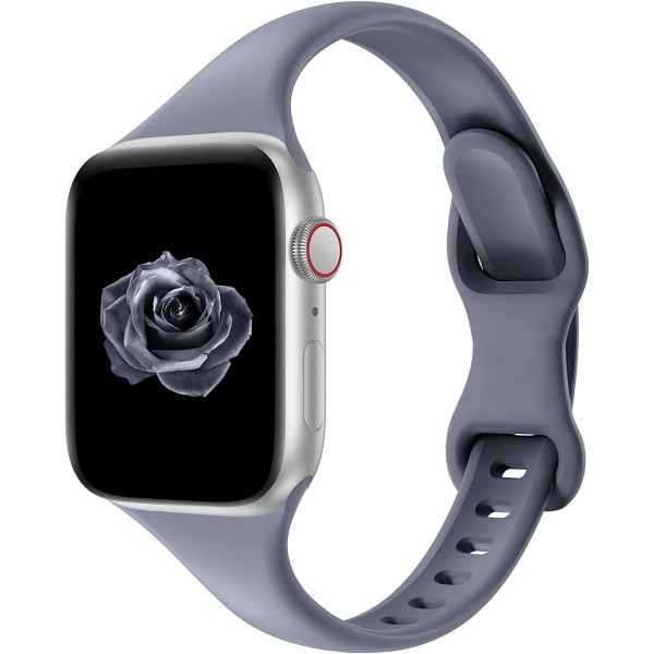 Armband Kompatibla med Apple Watch 38mm 40mm 41mm 42mm 44mm Blue Gray 38/40/41mm