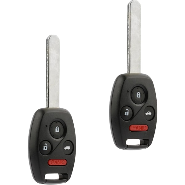 Nyckelfob Nyckellös Fjärrkontroll Passar 2003 2004 2005 2006 2007 Honda Accord (OUCG8D-380H-A), Set med 2  4-Knapps x 2  4-Knapps x 2