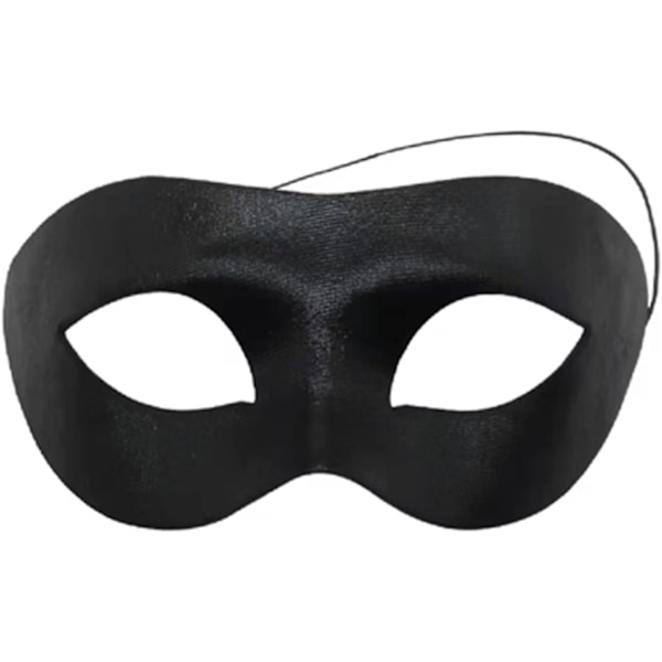 2025 Senaste Modellen Maskeradmask för Män, Halloween Svart Maskeradmask Konstläder
