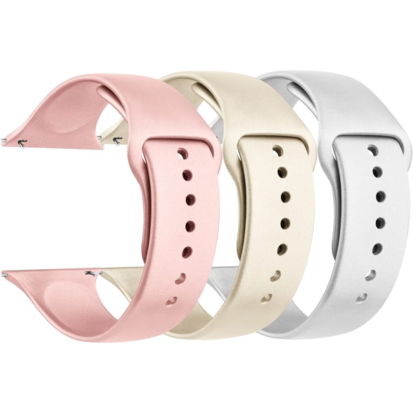 [3 PACK] Remmar Kompatibla med Apple Watch Band 41mm 40mm 3pcs 3 38/40/41mm-L