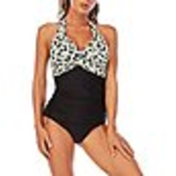 Push-Up Monokini OnePiece Baddräkt dam Black light green L