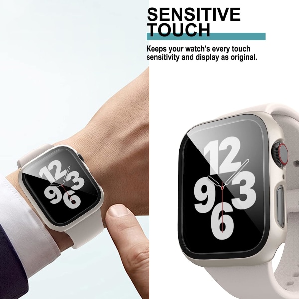 6-pack case för Apple Watch Series Se/6/5/4 40Mm skärmskydd 6-Pack 3 40mm