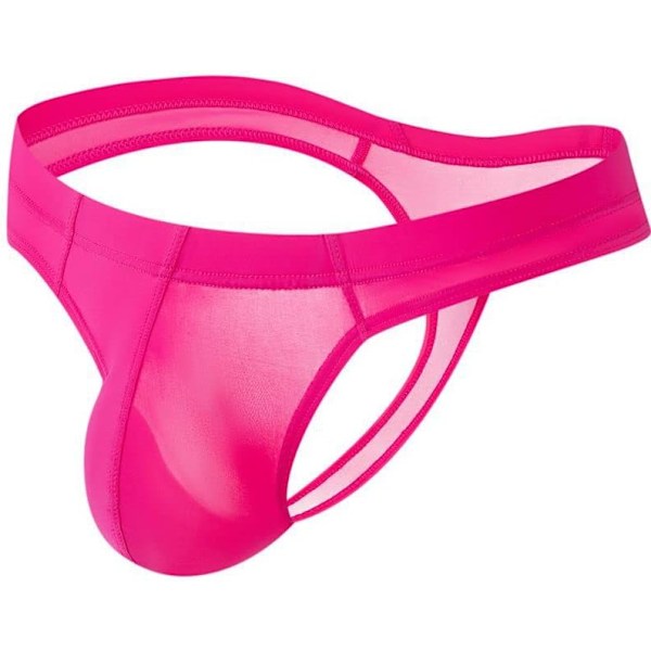 2025 Senaste Modell 3-pack Herrstringkalsonger JockStrap Herr Bikini Underkläder G-string Jockstraps för Män Ice Silk Underkläder Vit+rosa+