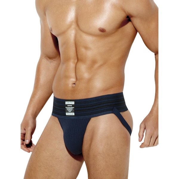 2025 Senaste Modell  Jockstraps För Män Jock Strap Bred Linning Atletiska Stöd Sexiga Underkläder  A10-ck2213-blue   Large