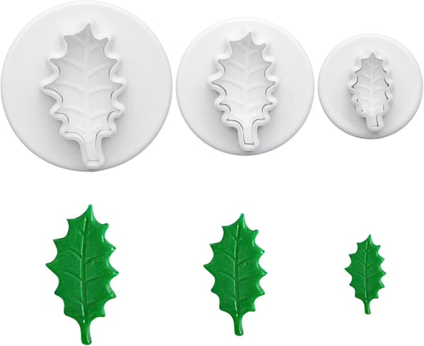 Julgransblad Kakform - Sugarcraft Dekorationsform