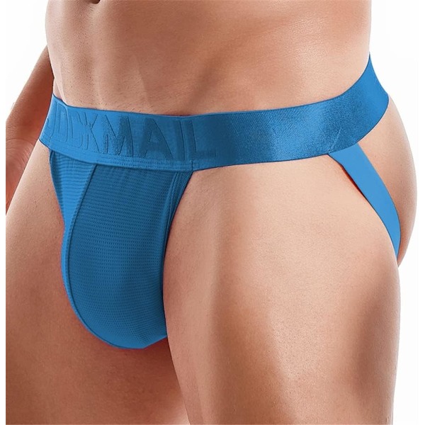 2025 Senaste Modell Herr Kalsonger Jockstrap Låg Midja Atletiskt Stöd Jockstrap Herr Trosor Sportunderkläder Herr Jockstrap Blå Medium