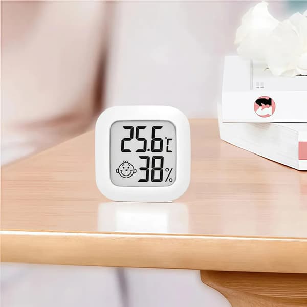 5x Digital inomhustermometer och hygrometer med LCD-display