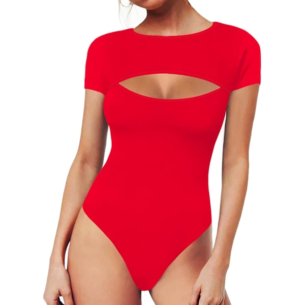 2025 Senaste Modell Dam Sexig Urskuren Fram T-shirt Långärmad Kortärmad Bodysuit Jumpsuits