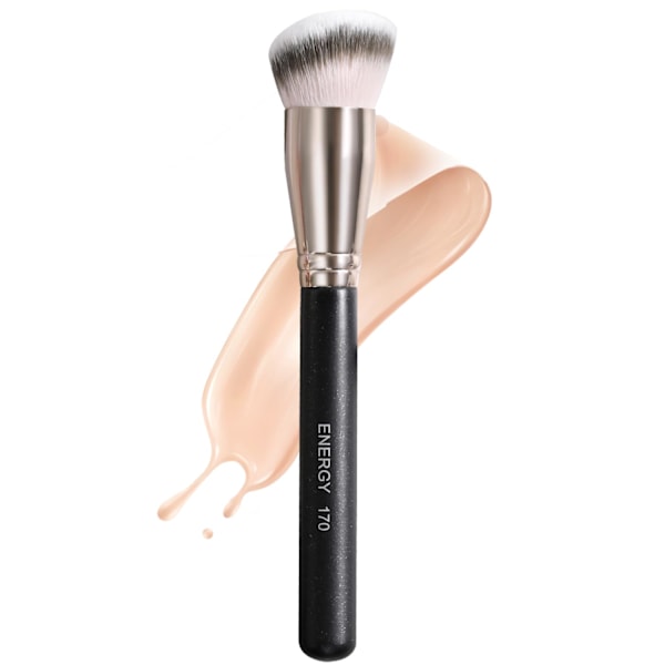 2025 Senaste Modell Foundationborste för Flytande Makeup - Mångsidig Sminkborste för Felfri Foundation- och Bronzerapplikation, Id