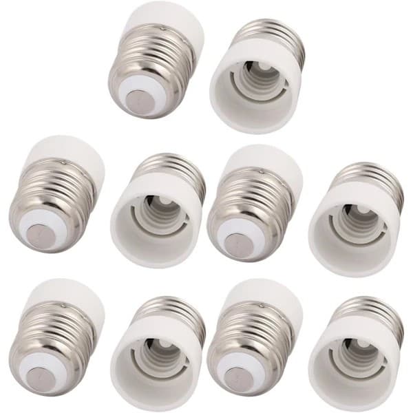 10 E27-E14 LED Pære Base Adapter Konverter Lampeholdere
