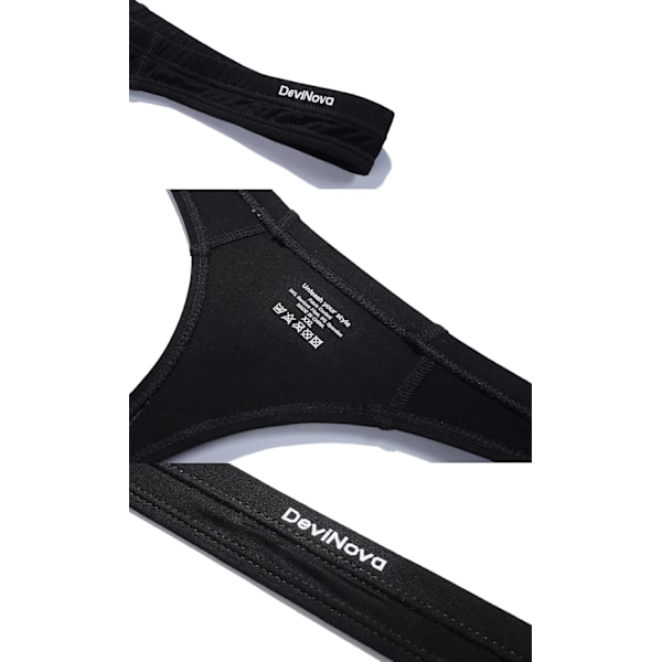 2025 Senaste Modell Herr Tanga Underkläder, Sexiga Herr Jock Strap G-string Kalsonger T Back Underkläder, 94% Bambufiber, M L XL XXL Svart/3pack M