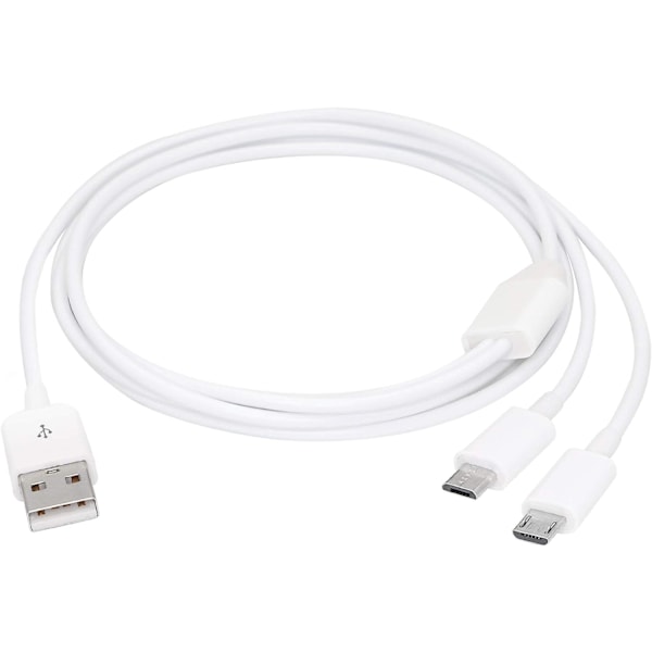 3Ft USB 2.0 Typ A Hane till 2 Micro USB Hane Y-delare Data