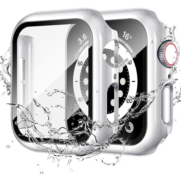 Vattentätt case för Apple Watch 40mm SE (andra generationen) Silver 40mm