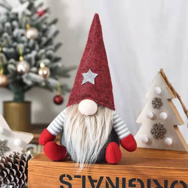 Julepynt Ansigtløs Dukke Ornament