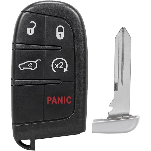 Nyckelbricka Fjärrkontroll Ersättning Passar Jeep Grand Cherokee 2014 2015 2016 2017 2018 2019 2020 2021 Proximity Smart Key Bil Nyckellös En