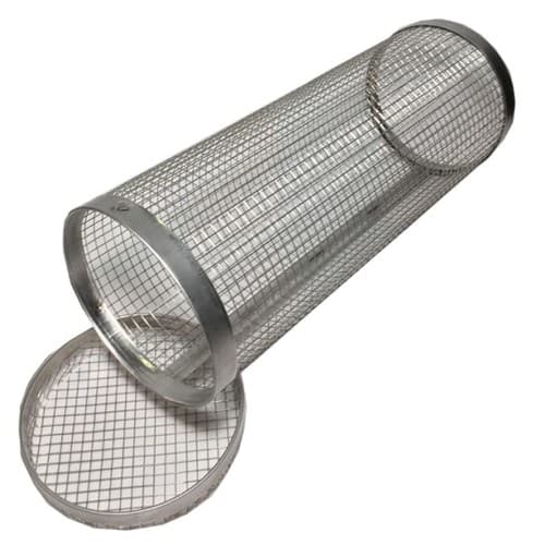 30 cm Rullende BBQ-kurv i Rustfrit Stål