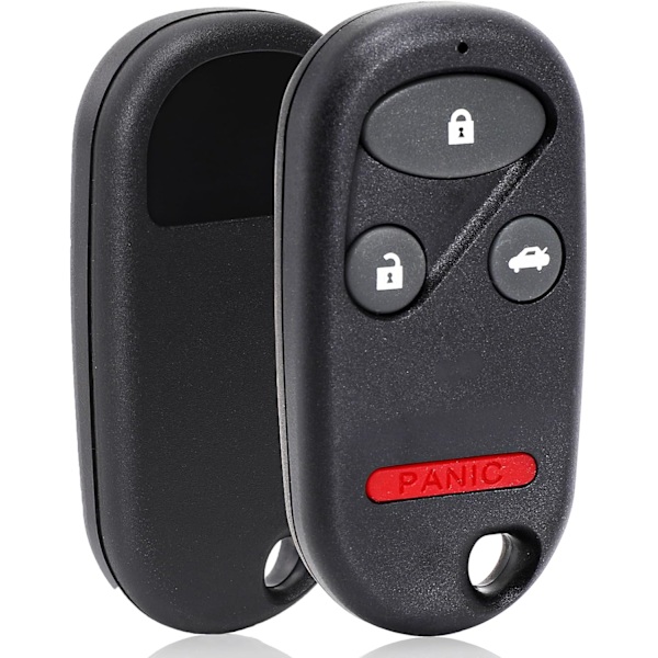 Nyckelbricka Ersättning Passar för 2002 2003 2004 Honda CRV CR-V, Fjärrkontroll för Nyckellös Entré Bilnyckelbrickor (OUCG8D-344H-A, 313.8 Mhz) svart svart